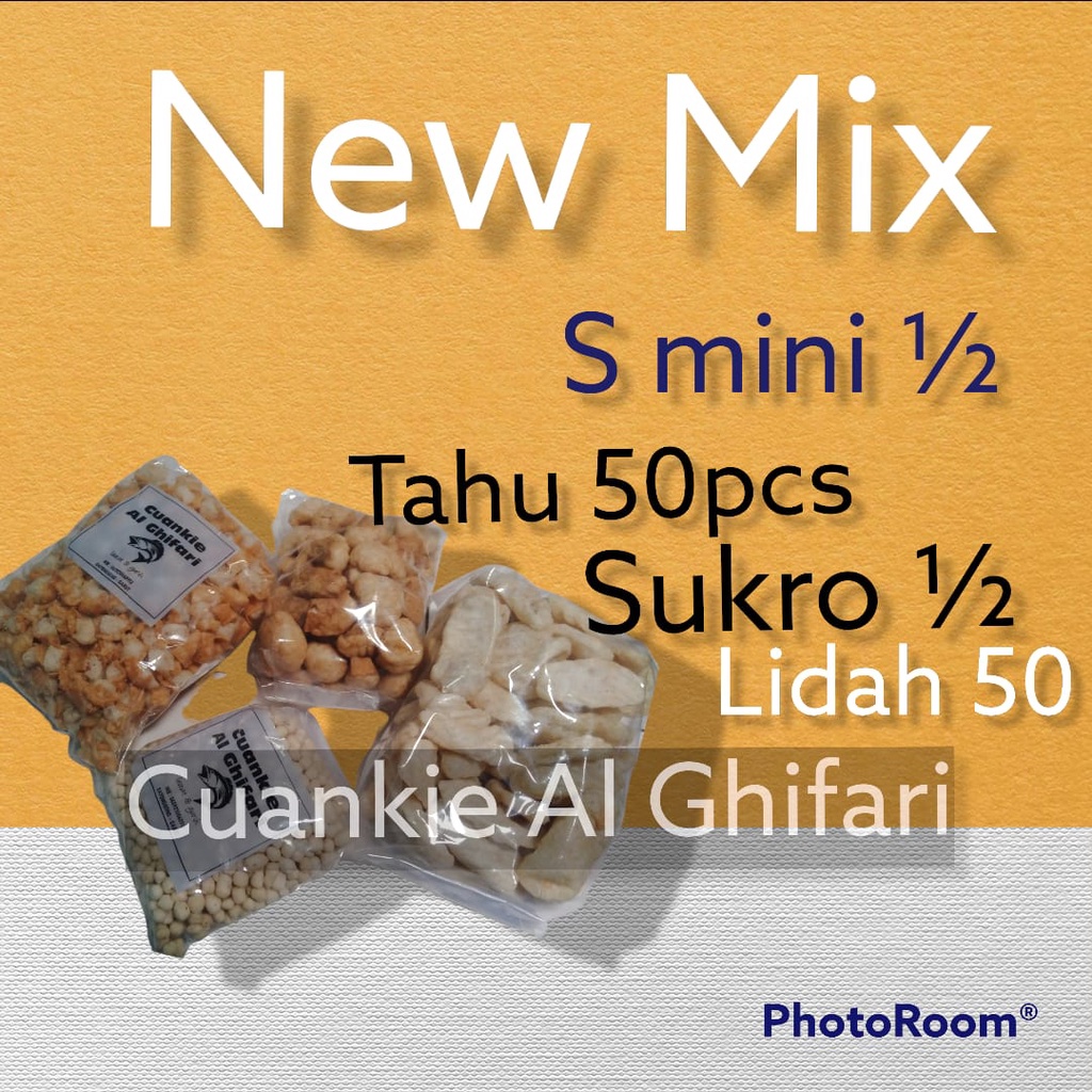 NEW MIX siomay mini,sukro,tahu,lidah