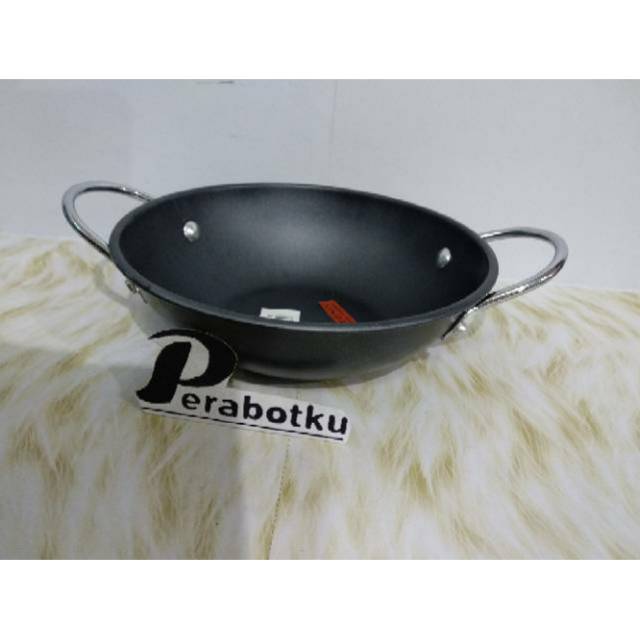 Kuali Hitam Mini 16 cm / Kuali Hitam Mini / Wok Hitam Mini / Wajan Katel Hitam Kecil