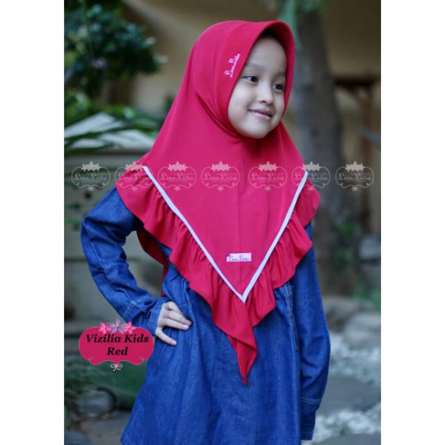 Promo Cod Vizilia Kids By Linalivia Hijab / Hijab Anak Best Seller