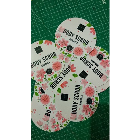 

sticker label scarlett share in jar