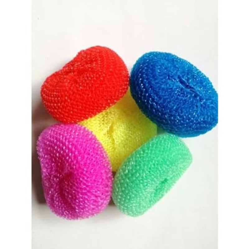 Sabut Plastik Non Pack 1pcs/ Sabut Cuci Piring warna bahan Plastik 10gr