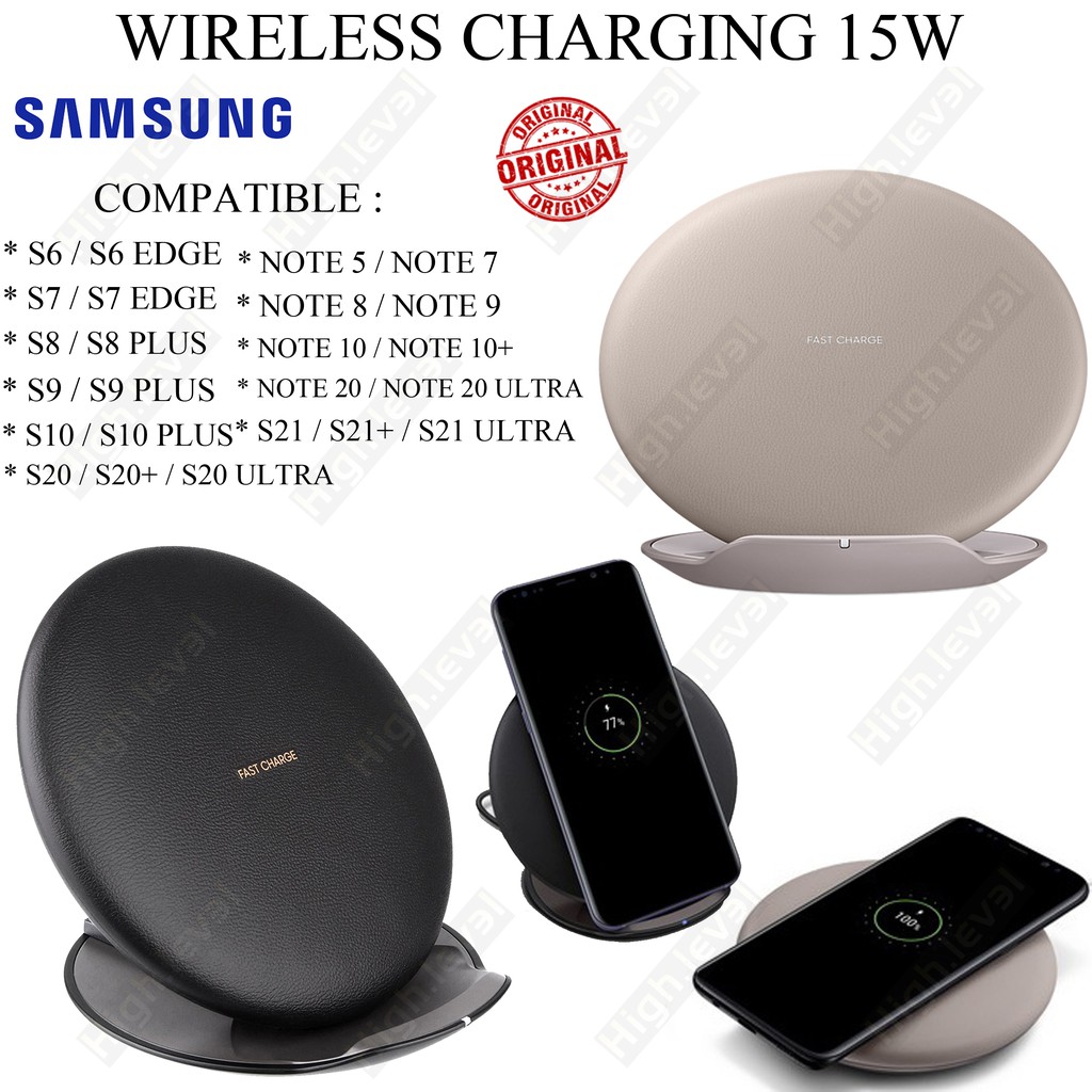 wireless charger samsung galaxy note 10  note 10  fast charging 15w original 100 