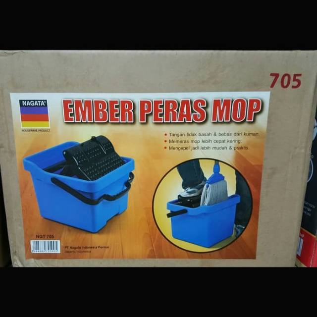 EMBER PERAS MOP NAGATA 705 INJAK / EMBER PEL INJAK PLASTIK