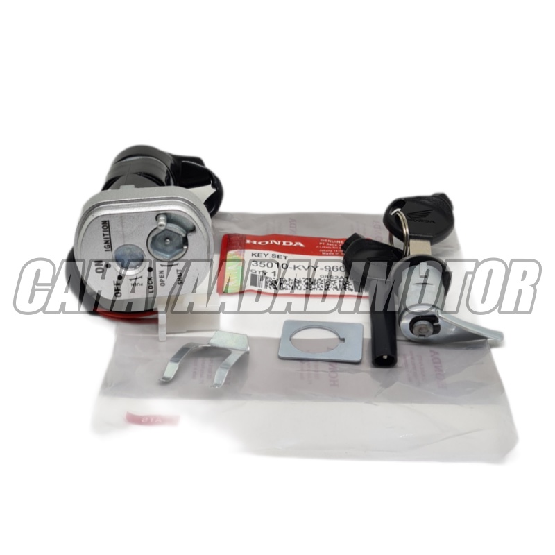 KUNCI KONTAK BEAT KARBU Kunci kontak set / key set honda Beat karbu- beat lama