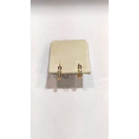 Anting Bulat Listring Emas Kuning 700