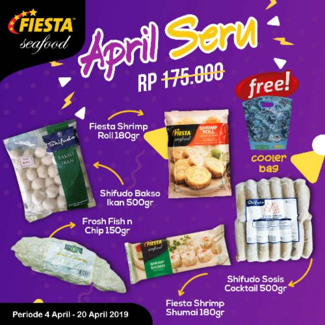 

Paket fiesta seafood April