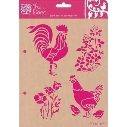 

Fun Deco Stencil ~ FDM058