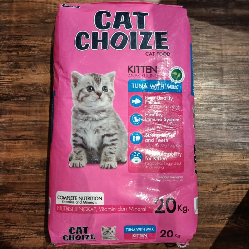 Cat Choize Cat Food Kitten Tuna 20 Kg / Makanan Kucing (BY GOSEND INSTAN)