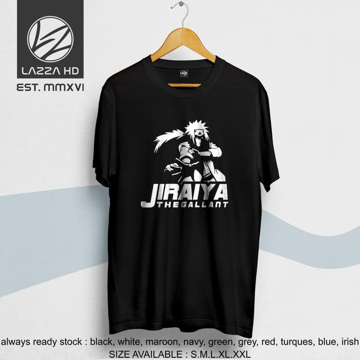 Kaos Tshirt Distro Anime Naruto Jiraiya Terlaris