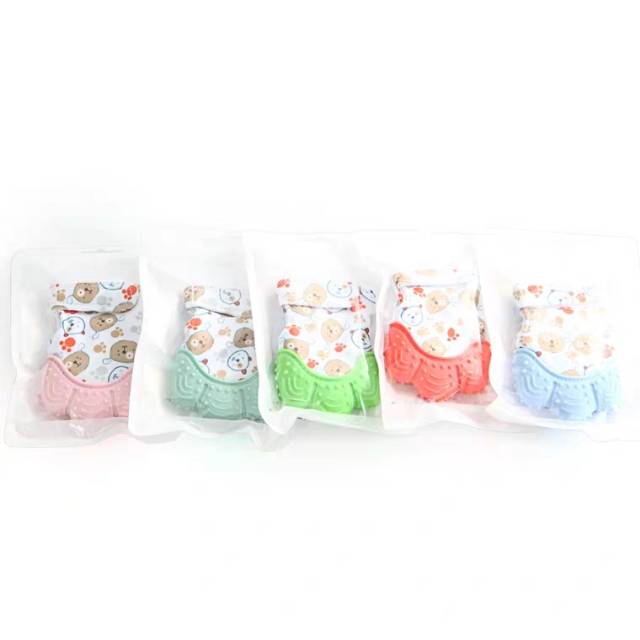 1234OS Sarung Tangan Teether Bayi | Mitten Baby Glove Teether Motif Doggy.