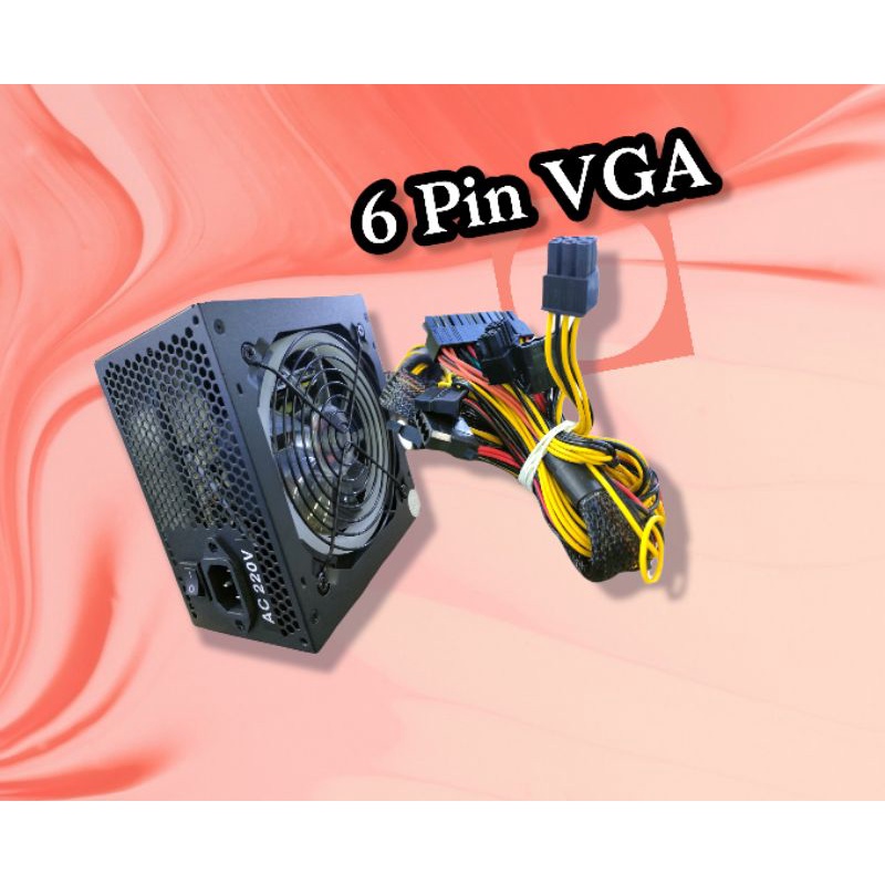 power suplay gaming RGB plus 6pin VGA imperion 550
