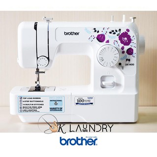 Bigpromo Brother Ja1400 Mesin Jahit Pemula Portable Gratis Jarum Emas Benang Shopee Indonesia