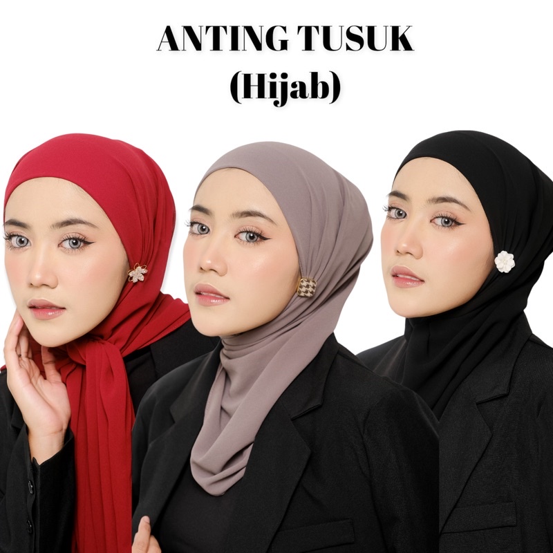 ANTING HIJAB TUSUK /TINDIK