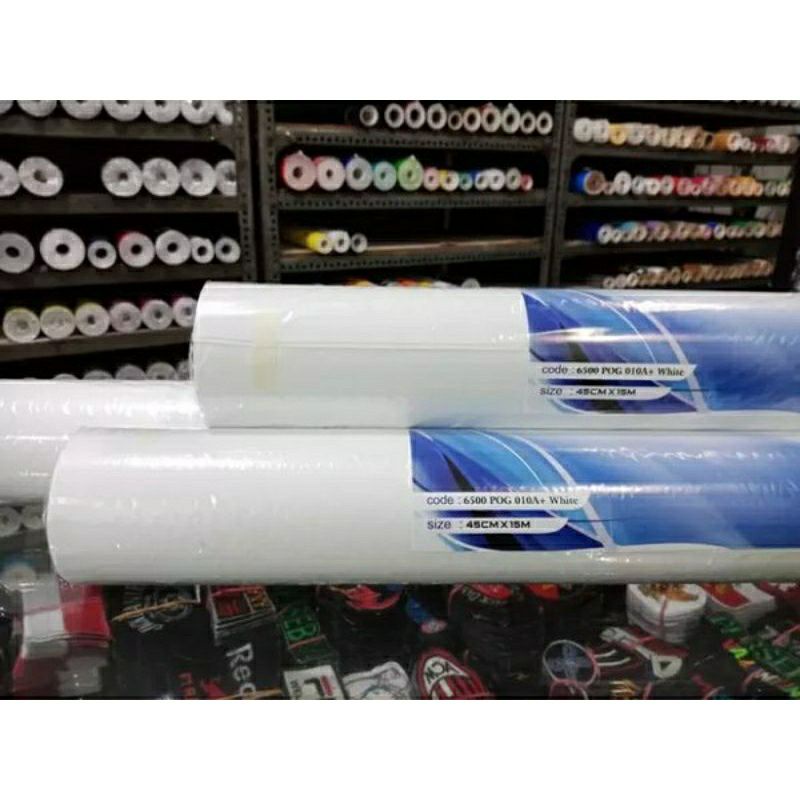 

Stiker skotlet Putih glosy