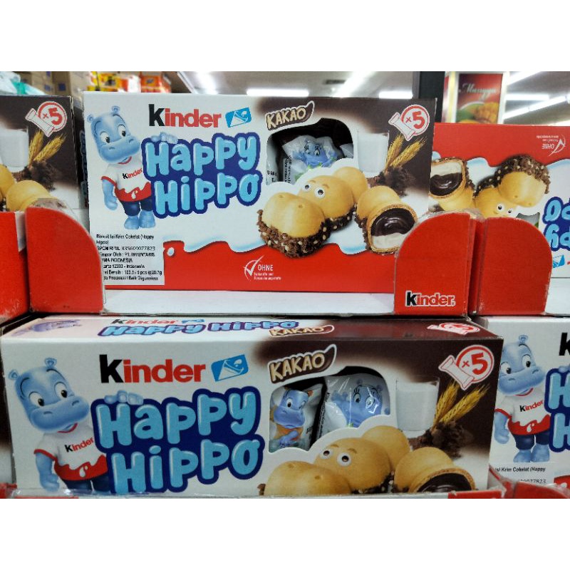 kinder bueno happy hippo