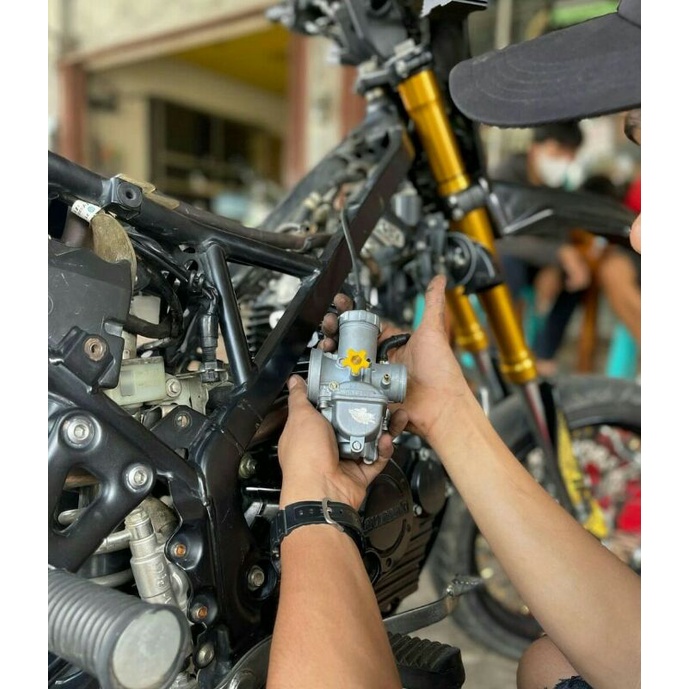 karbu karburator pe scarlet 24 26 28 30 sdh reamer ,lengkap dgn fitur power jet,pnp universal vixion,ninja,cbr,cb,rx king,fu,taiger,mega pro scorpio,bison,xabre,supra shogun,jupiter,mx,vega,vario,beat, mio dll-1