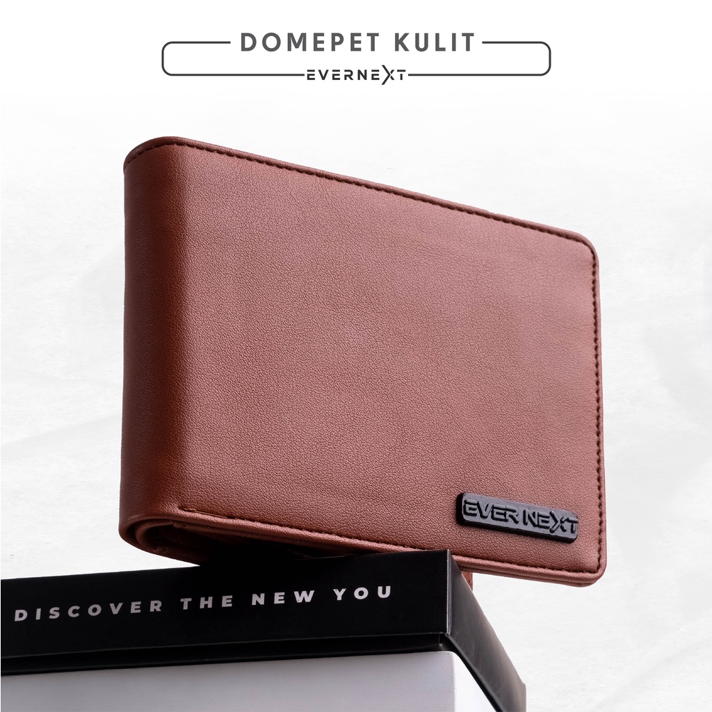 DOMPET LIPAT KULIT PREMIUM LEATHER KUAT TAHAN API AIR AWET ORIGINAL TERJAMIN BERGARANSI DOMPET KARTU NAMA ATM SLOT E MONEY PRIA