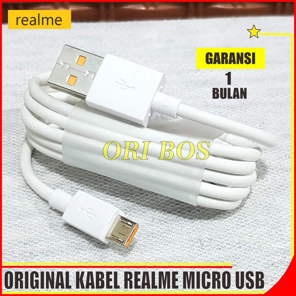 Kabel Data Realme 5 5i Realme 5s ORIGINAL 100% Micro USB