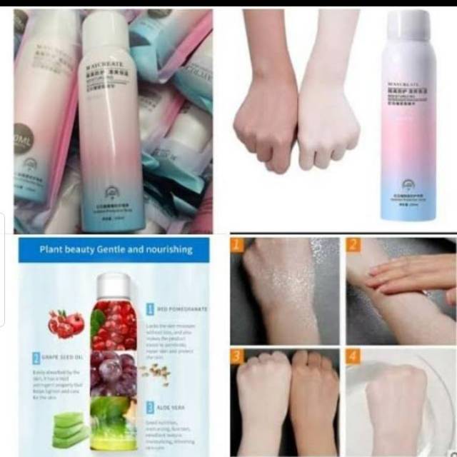 Whitening spray