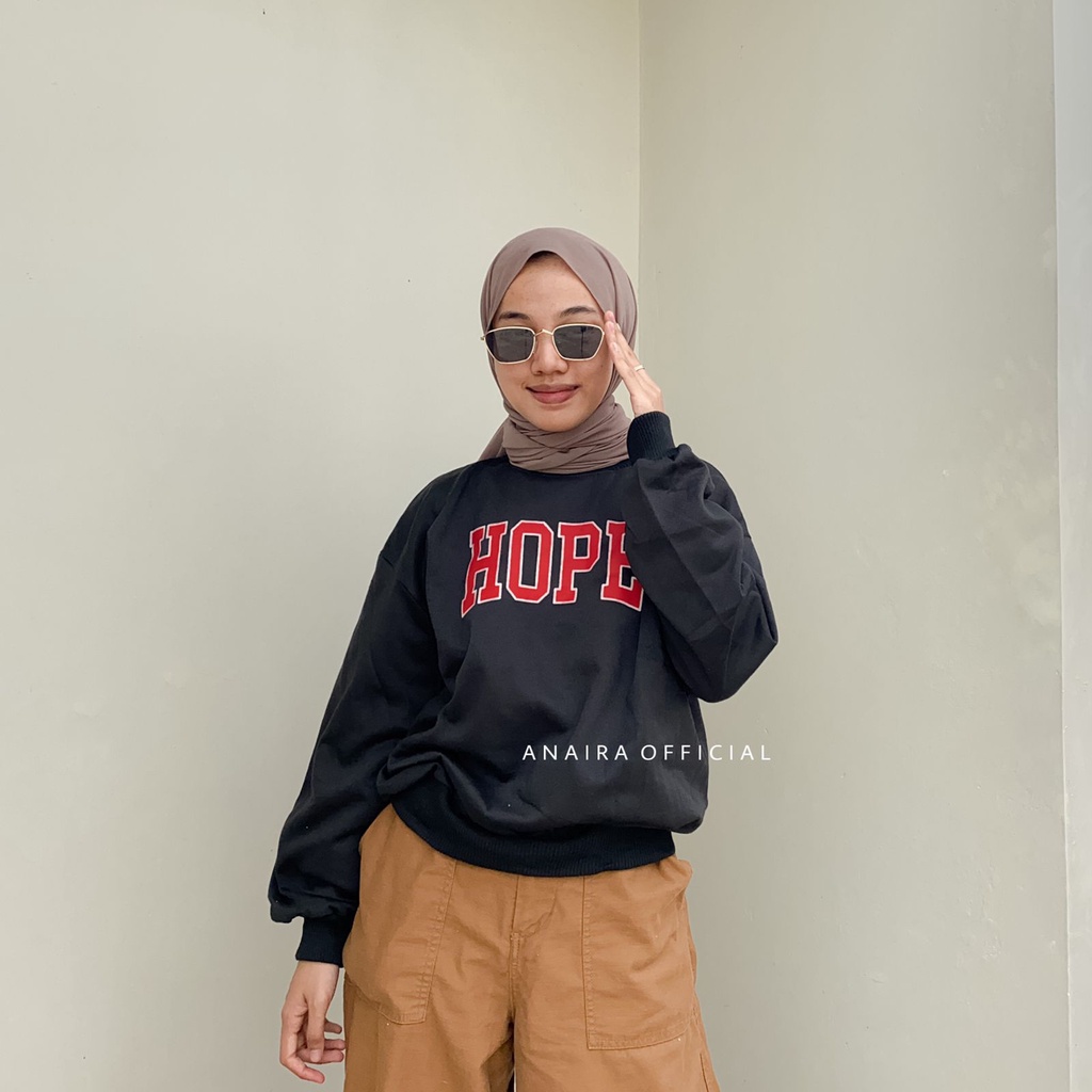 HOPE SWEATER CREWNECK PRIA WANITA ANAIRAOFFICIAL