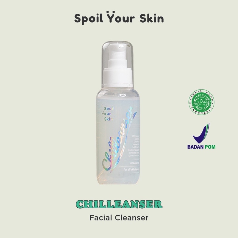 ( PRELOVED ) SPOIL YOUR SKIN CHILLEANSER FACIAL CLEANSER - FACIAL WASH SABUN CUCI MUKA LOK BRAND SYS
