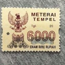 

Materai 6000 Tahun 2003-2005