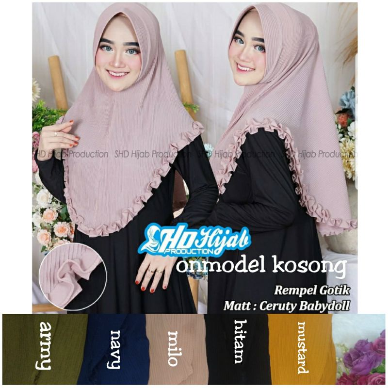 Plisket Rempel Gotik SHD hijab