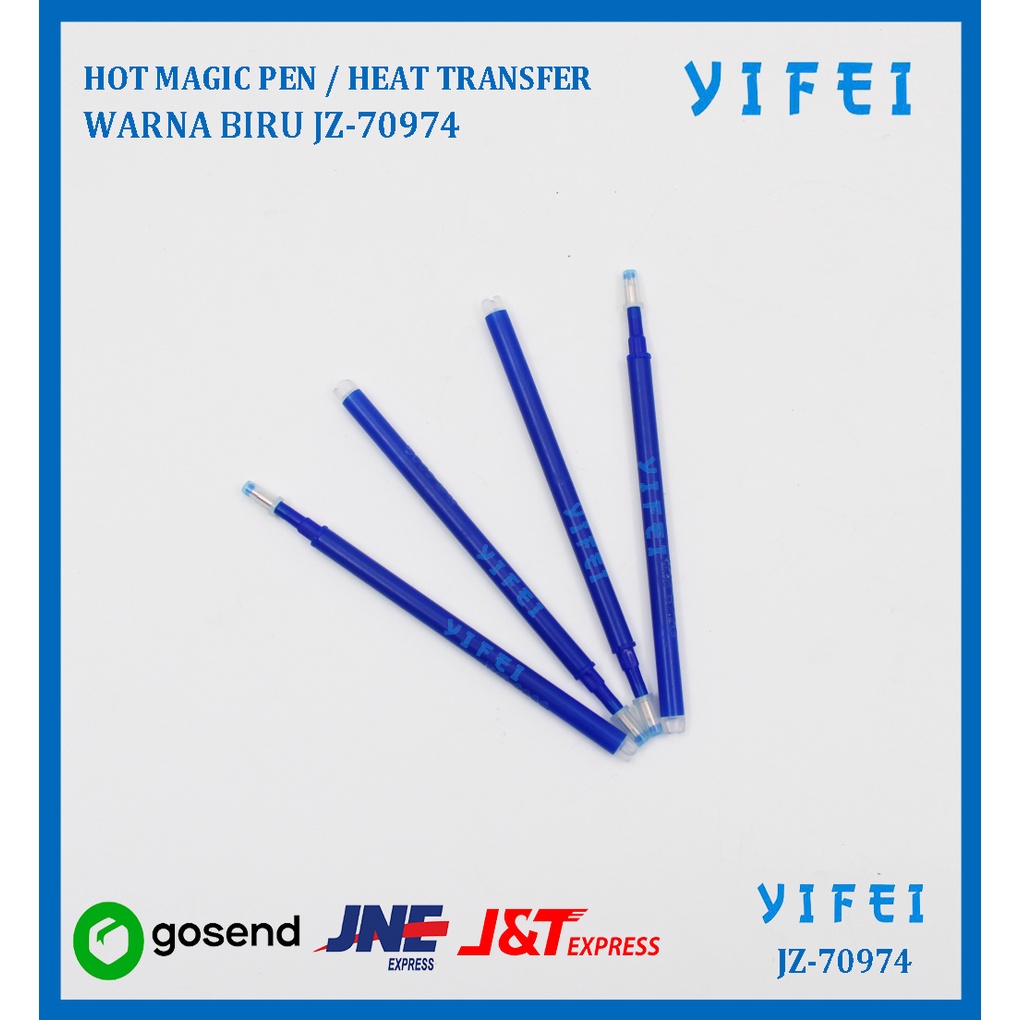 HOT MAGIC PEN / HEAT TRANSFER PEN WARNA BIRU YIFEI-70974