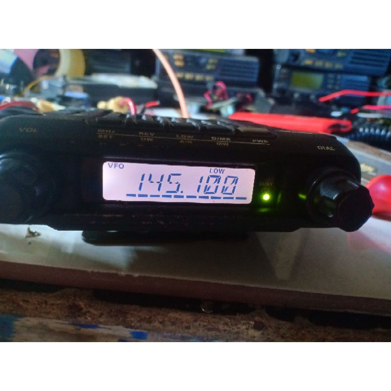 radio rig yaesu ft 1500m 1 unit kondisi bekas normal dan kenwood tm281 RX ok tx noll tanpa final