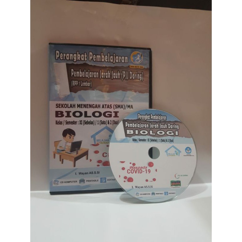 cd rpp k13 versi 1 lemabr ppj daring mapel biologi kelas xi 11 sma ma mak terbaru revisi 2020