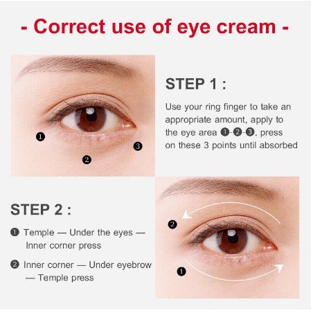 krim mata Eye Cream Serum Mata Anti Penuaan Serum Mata 60g menghilangkan kantung mata lingkaran hitam butiran lemak kerut