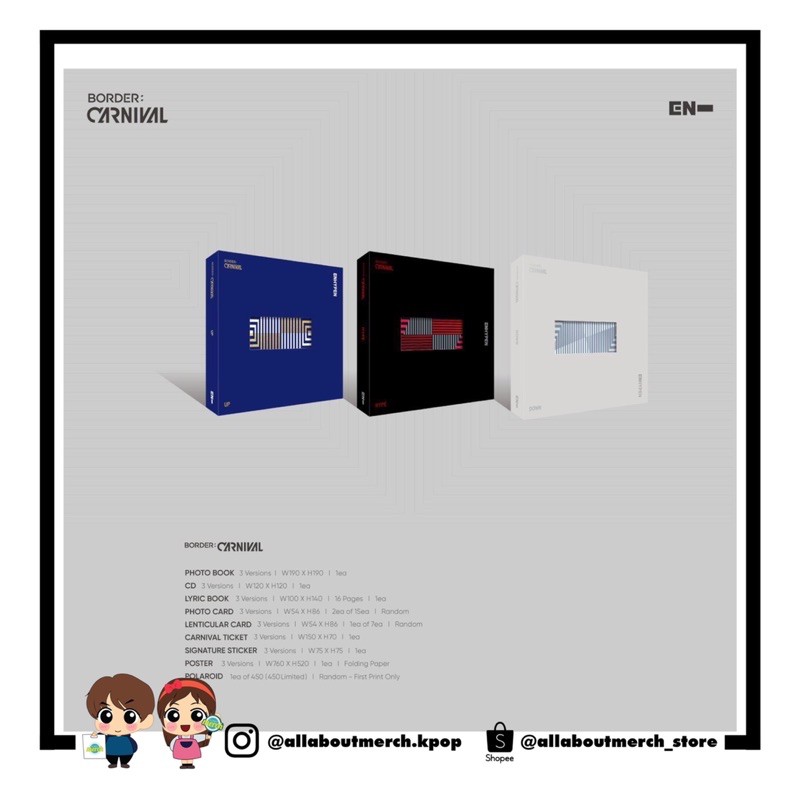 ALBUM ENHYPEN BORDER : CARNIVAL
