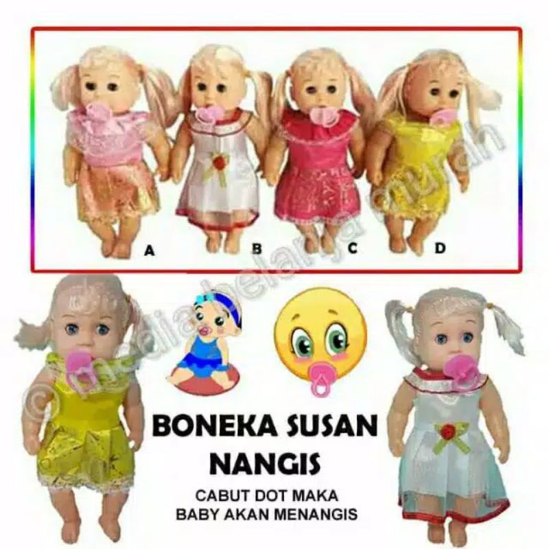 Mainan Anak Boneka Susan Nangis Free Batrai / Mainan Boneka Susan / Mainan Boneka / Mainan Free batr