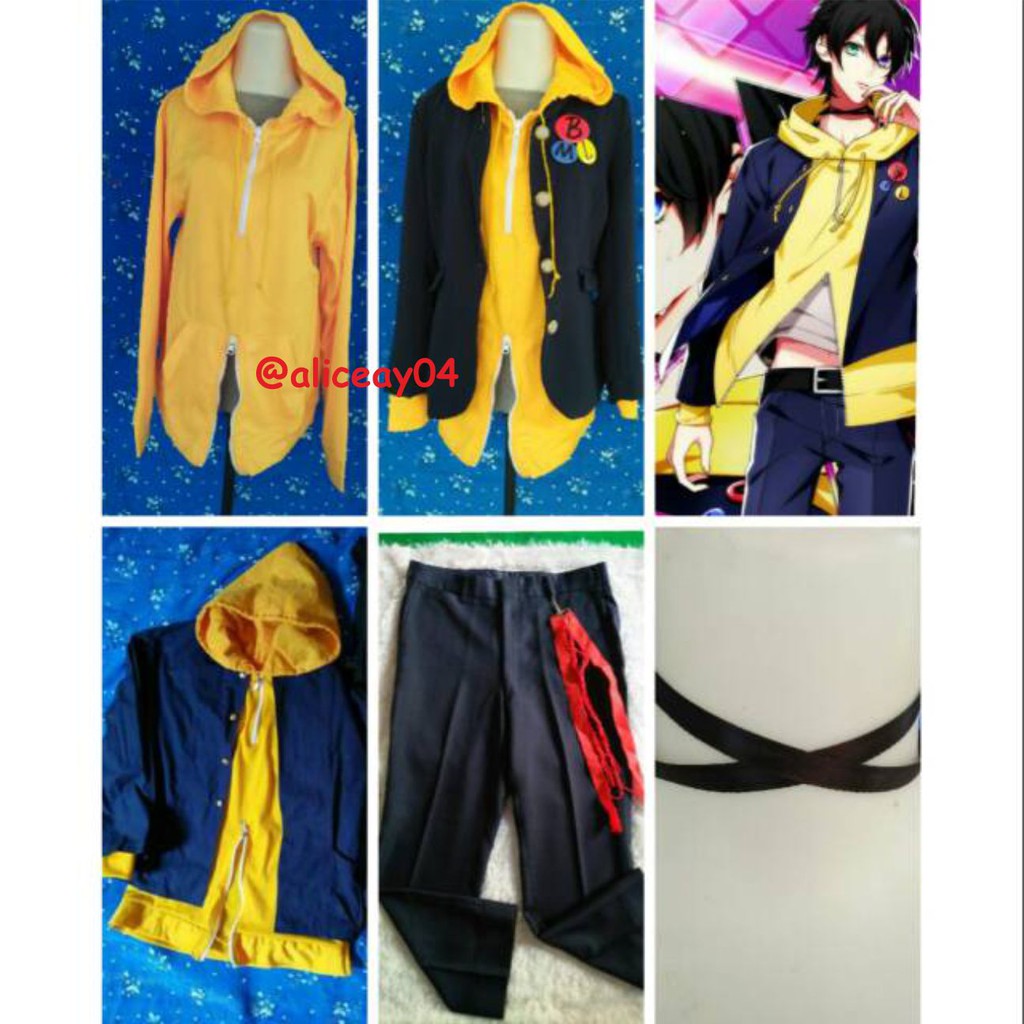 Saburo yamada/Hypnosis mic cosplay costume/buster bross/kostum cowok