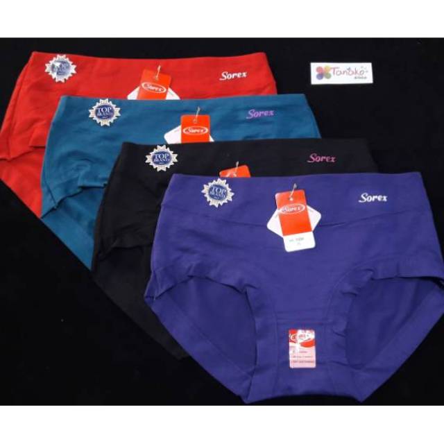 Celana Dalam Sorex art 1232 midi panty CD wanita Stretch soft comfort bisa pilih warna