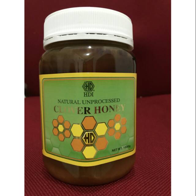 HD HDI Clover Honey 1 KG Madu Asli Import Honey Pollen High Desert