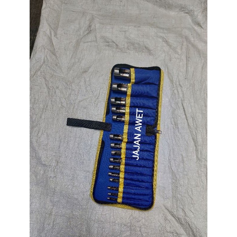 hollow Punch set 15 pcs - plong set 15 pcs - pembolong kertas