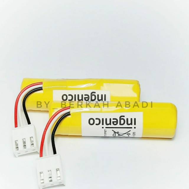 Baterai mesin edc ingenico iwl220 warna kuning baru bersegel