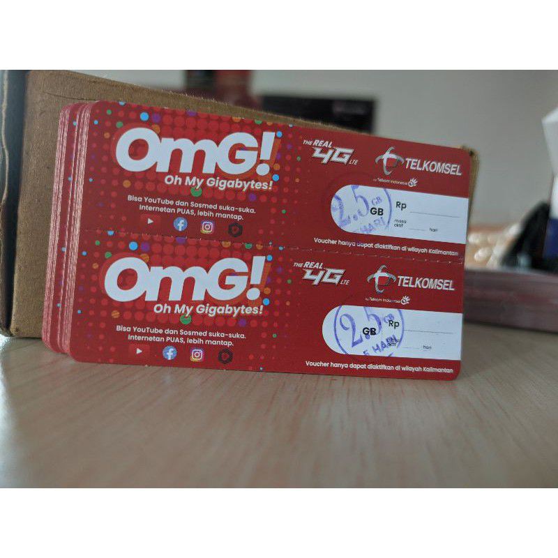 Voucher Telkomsel 2,5GB