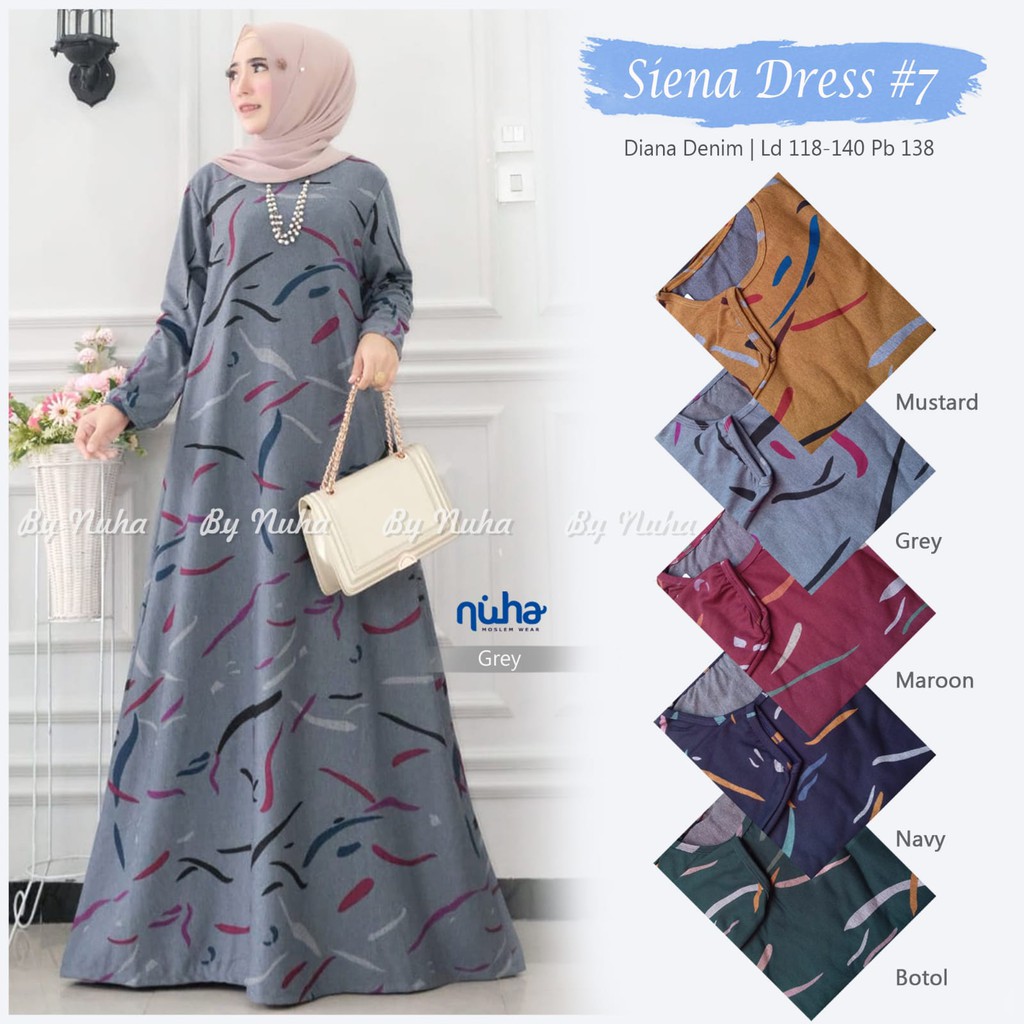 BAJU GAMIS SYARI DRESS SERAGAMAN BRIDESMAID HEYANA BUSANA MUSLIMAH PESTA FOTO PREWED FOTO KELUARGA