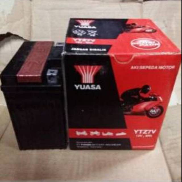 Aki kering nmax aerox 155 satria fu  yuasa YTZ7V