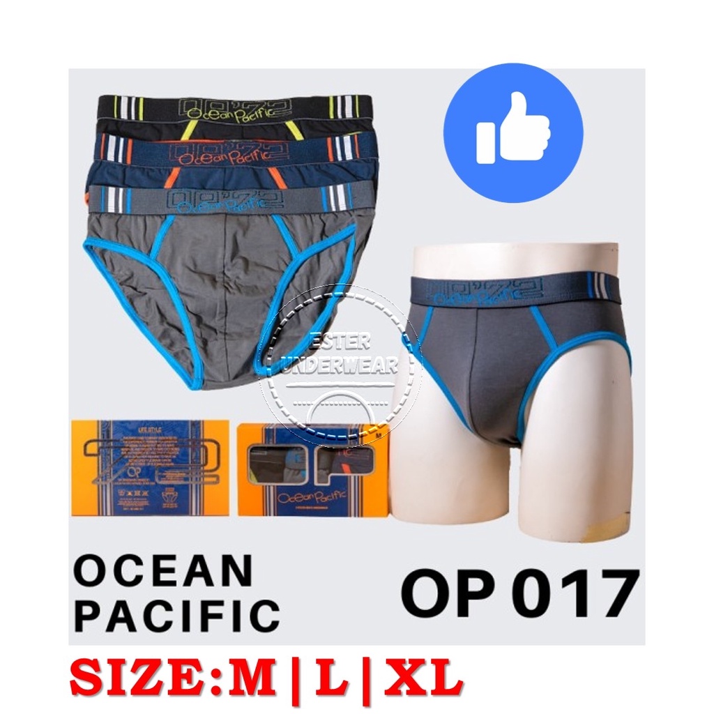 Celana Dalam Pria OCEAN PACIFIC OP 017 ISI 3PCS