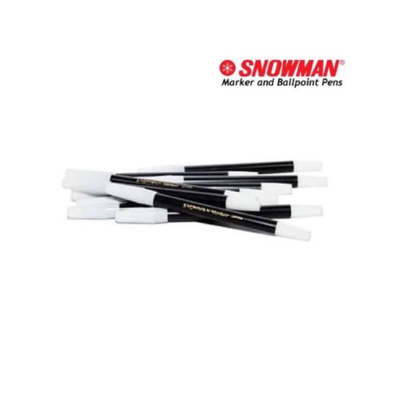 spidol snowman hitam kecil spidol kecil hitam marker ballpoint black