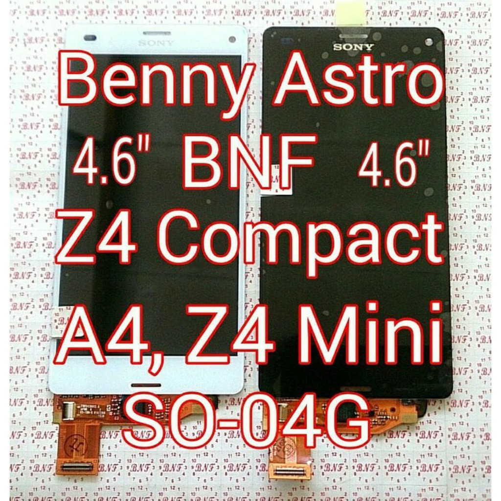 LCD plus TouchScreen  Sony Xperia Z4 Compact  Z4 Mini  Z3plus Compact  A4  SO 04G  Docomo