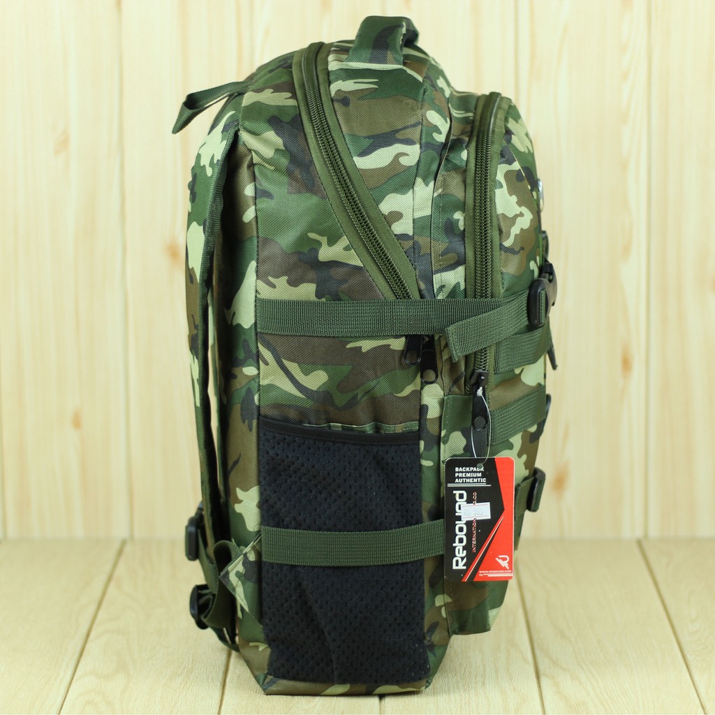 Tas Ransel Pria Motif Army Backpack Travelling Outdoor Camping Trendy Tas Gendong Laki Laki Terbaru