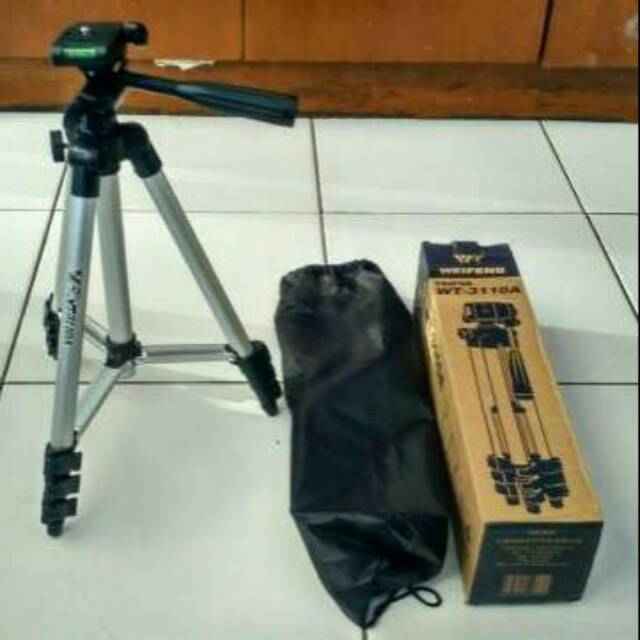 TRIPOD WEIFENG WT3110A untuk Camdig, handycam,DSLR Dan HP + HOLDER u