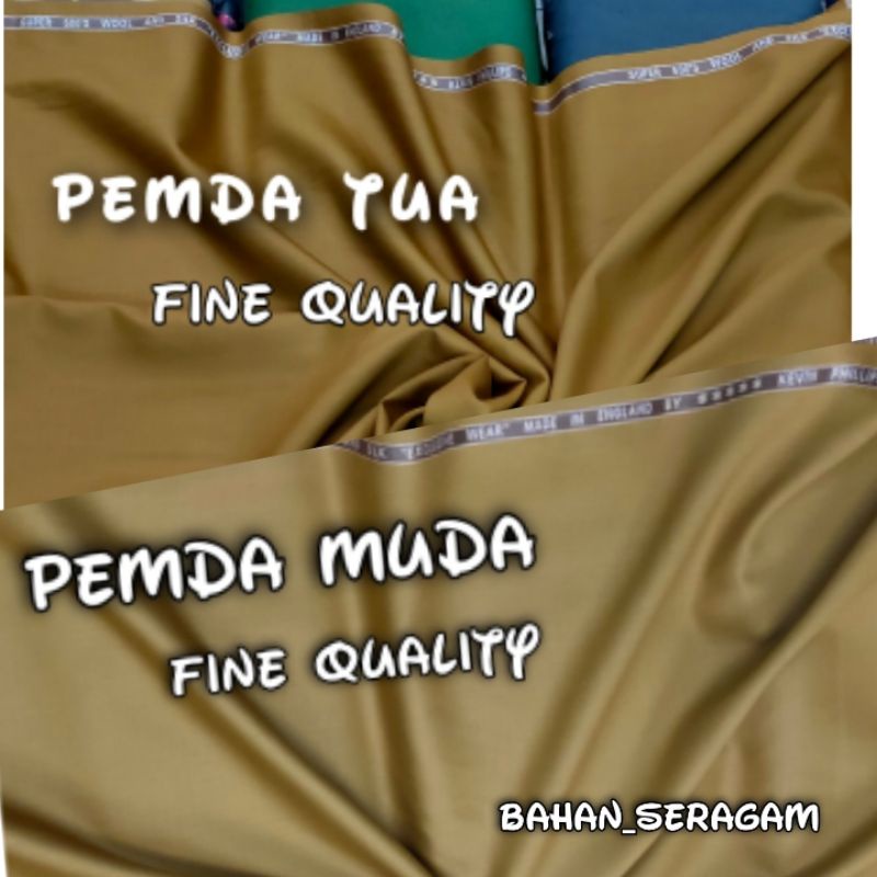 BAHAN KAIN SERAGAM PEMDA KHAKI PNS PDH