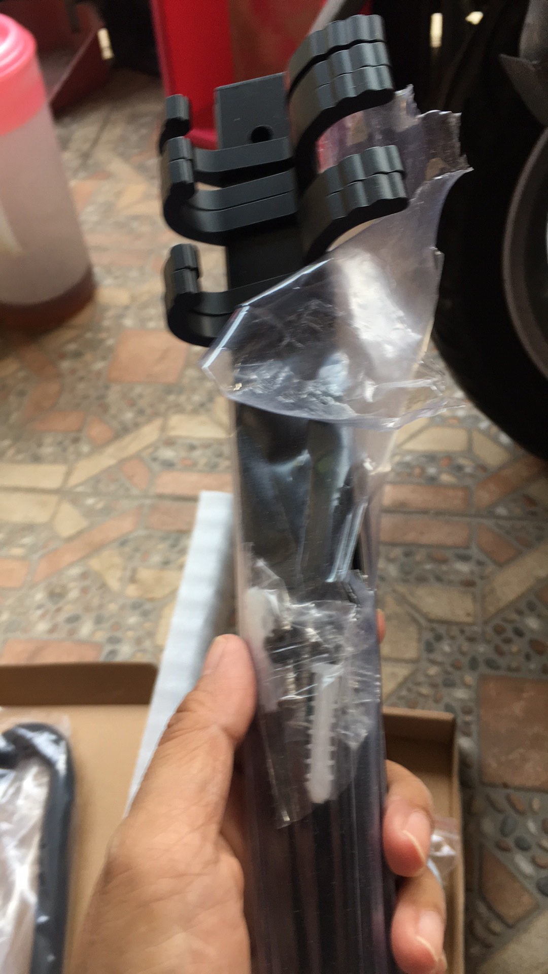 Kapstok 5 Kait Alumunium Warna Hitam Promo