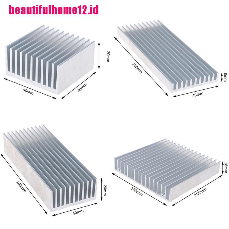 Heatsink Pendingin Chip IC LED High Power Bahan Aluminum