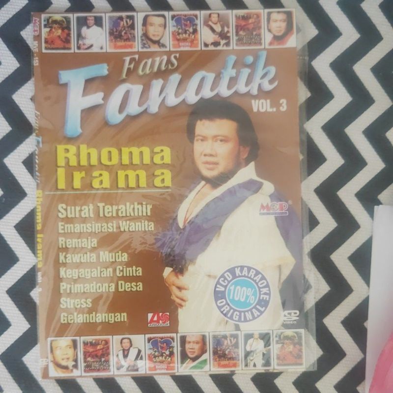 VCD KARAOKE ORIGINAL FANS FANATIK RHOMA IRAMA VOL.3